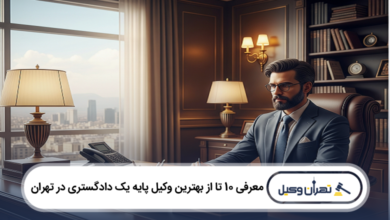 بهترین وکیل پایه یک دادگستری در تهران