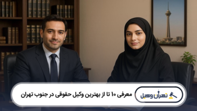 بهترین وکیل حقوقی در جنوب تهران