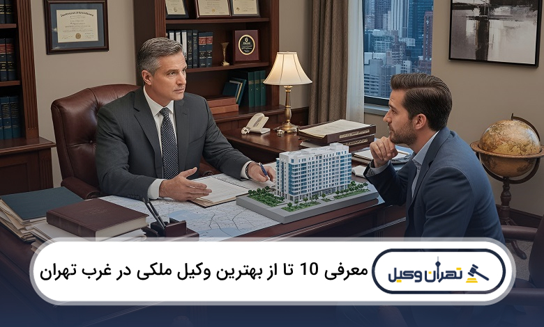 بهترین وکیل ملکی در غرب تهران