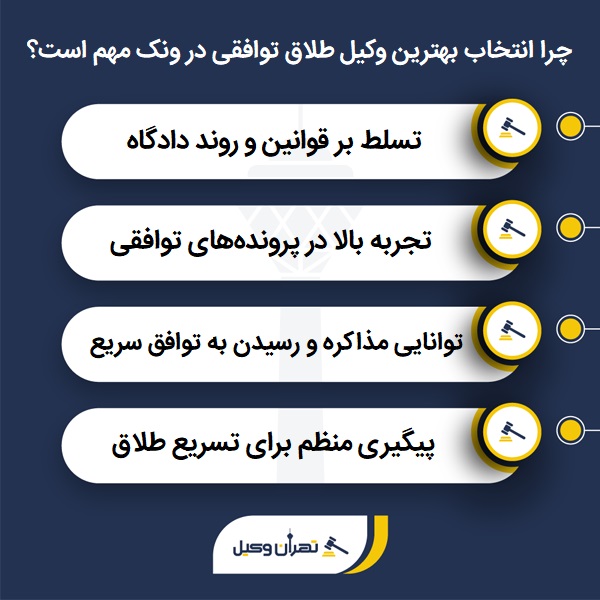 به دنبال وکیل طلاق توافقی در محدوده ونک هستید؟