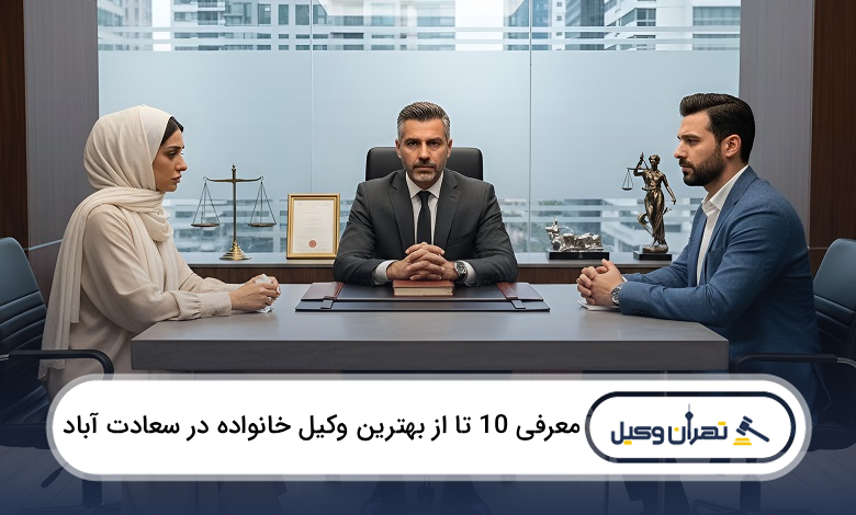 بهترین وکیل خانواده در سعادت آباد