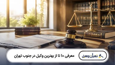 بهترین وکیل در جنوب تهران