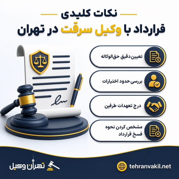 اهمیت حضور وکیل متخصص در پرونده سرقت