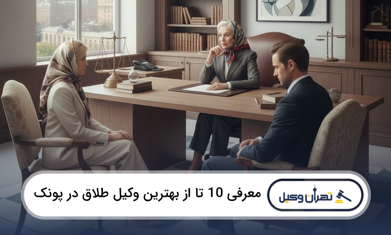 بهترین وکیل طلاق در پونک