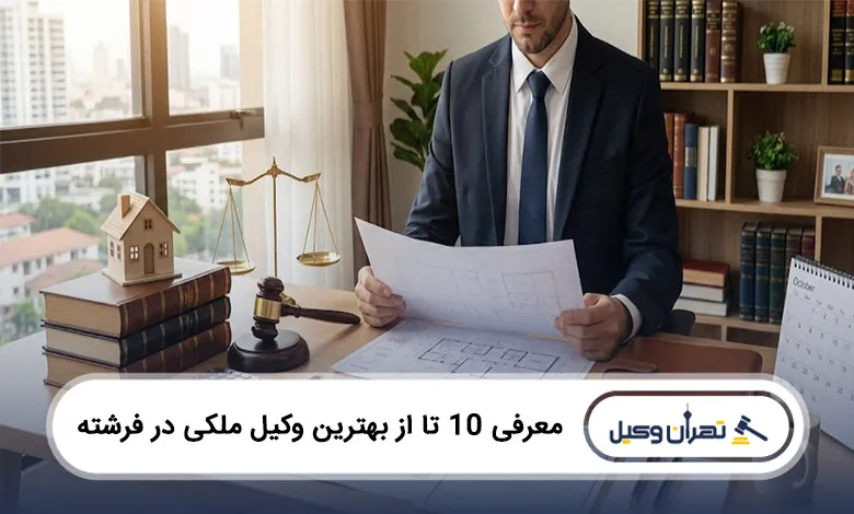بهترین وکیل ملکی در فرشته