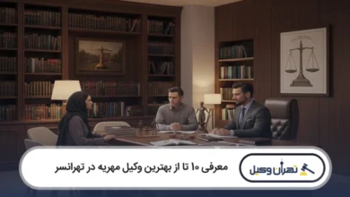 بهترین وکیل مهریه در تهرانسر