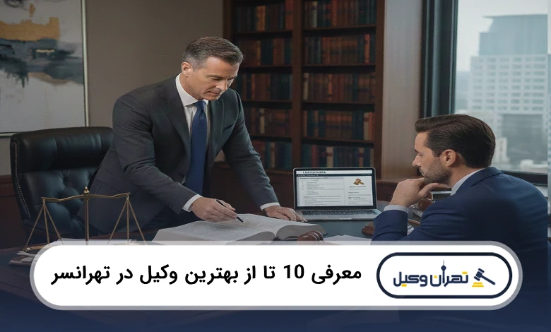 بهترین وکیل در تهرانسر
