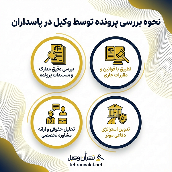 لیست 10 تا از بهترین وکلای پاسداران+ آدرس و تلفن