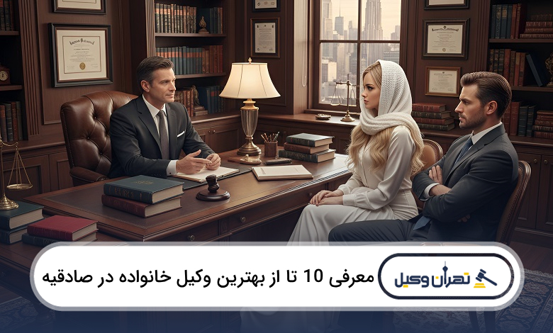 بهترین وکیل خانواده در صادقیه