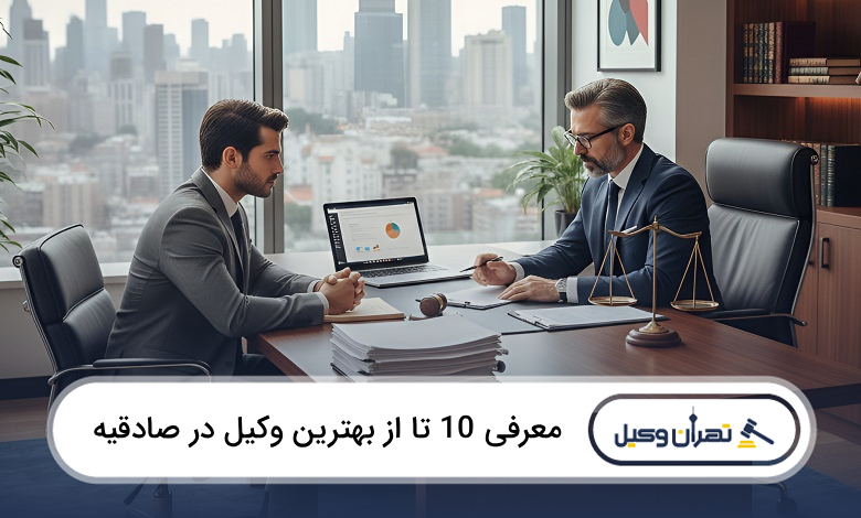 بهترین وکیل در صادقیه