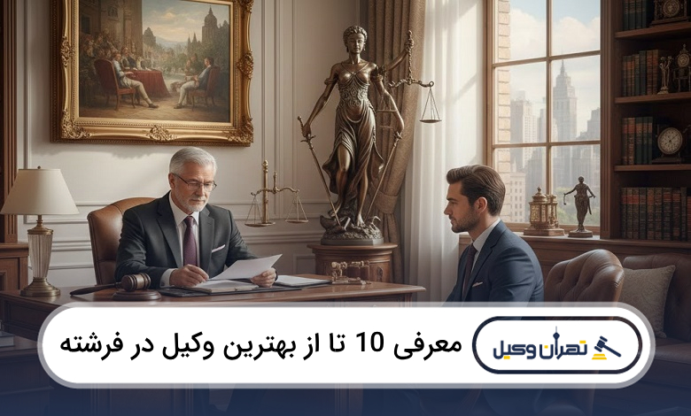 بهترین وکیل در فرشته