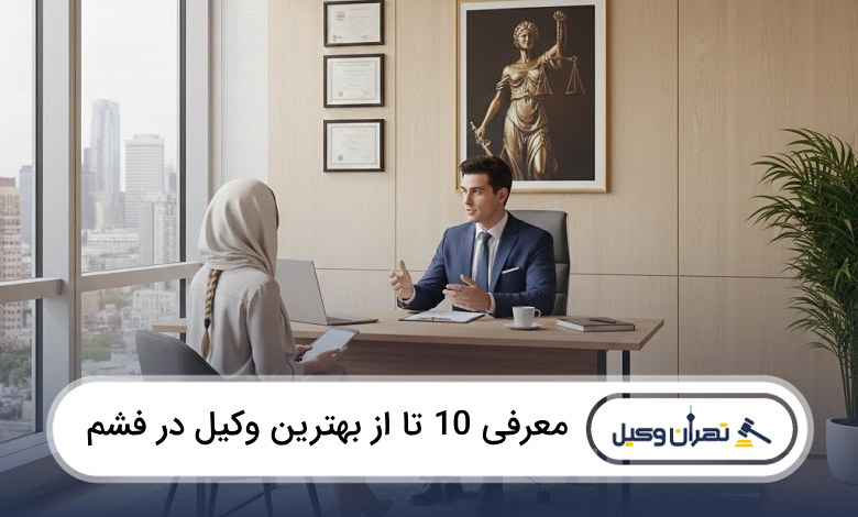 بهترین وکیل در فشم