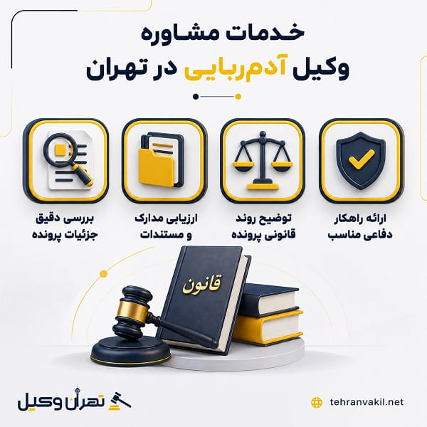مراحل رسیدگی به پرونده آدمربایی توسط وکیل متخصص