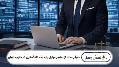 معرفی 10 تا از بهترین وکیل پایه یک دادگستری در جنوب تهران