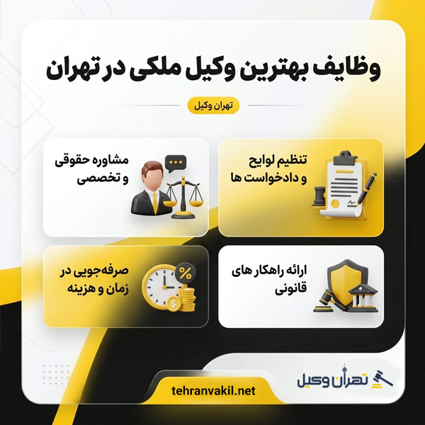 مشاوره حضوری و آنلاین با وکیل ملکی در تهران