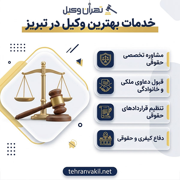 مزایای مشاوره تخصصی با بهترین وکیل در تبریز