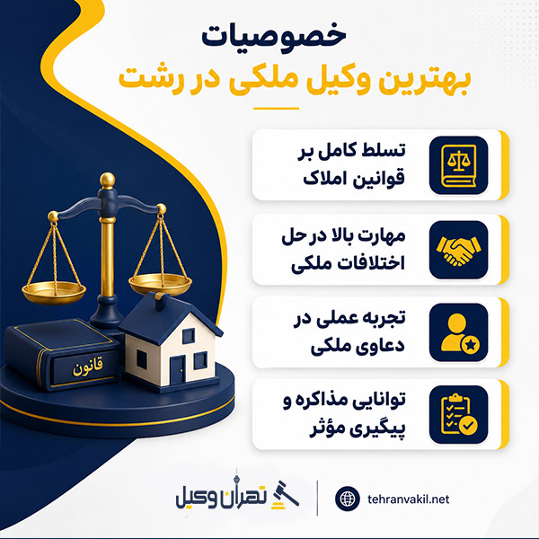 مزایای مشاوره با بهترین وکیل ملکی رشت
