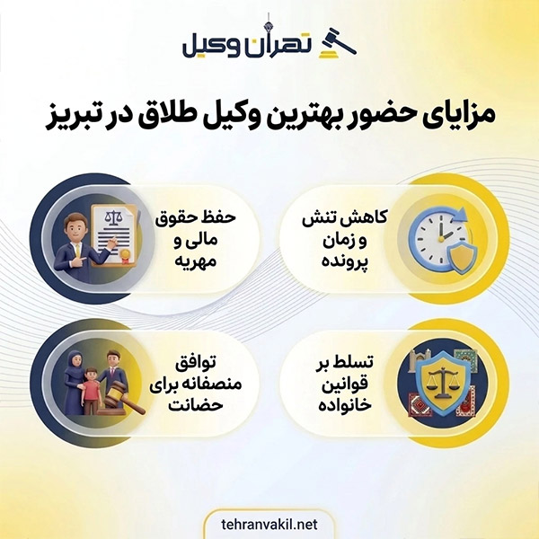 توصیههای مهم انتخاب بهترین وکیل طلاق تبریز