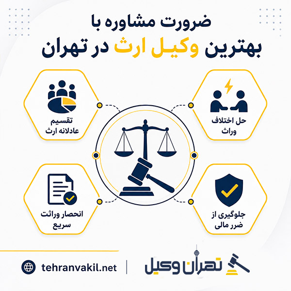 نکات مهم در انتخاب بهترین وکیل ارث و میراث تهران