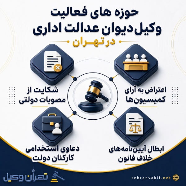 معیارهای اصلی انتخاب وکیل دیوان عدالت اداری + جدول معرفی