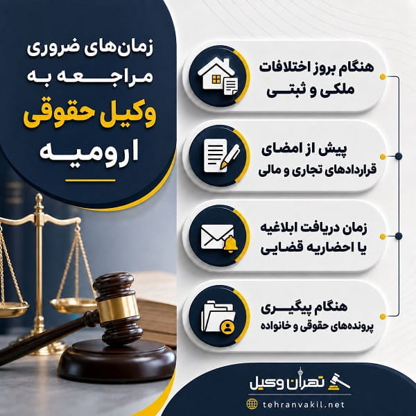 راهنمای انتخاب وکلای حقوقی متخصص در ارومیه